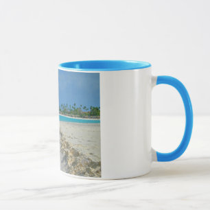 Arena de Aruba y taza de la resaca