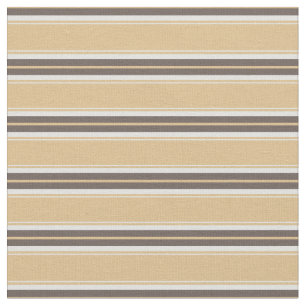 Arena neutra de moda moderna y tela de rayas marro