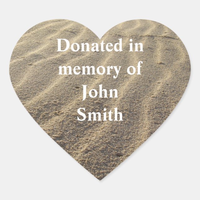 Arena Pegatina de donación de libros (Anverso)