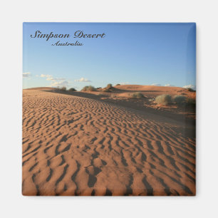 Arena roja del desierto - imán