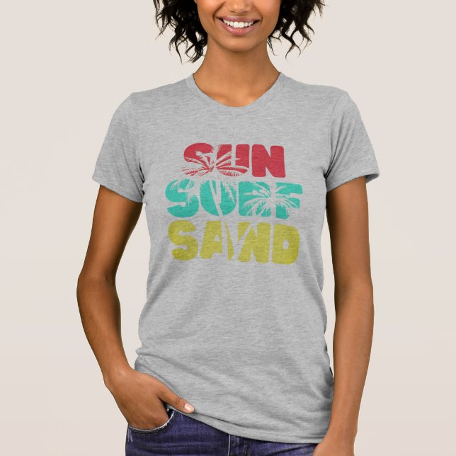 Arena Sun Surf - Camisa de mujer (Anverso)