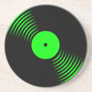 Arenisca Corey Tiger 80s Retro Vintage Posavasos de Vinilo