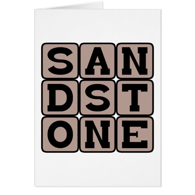 Arenisca, roca sedimentaria (Frente)