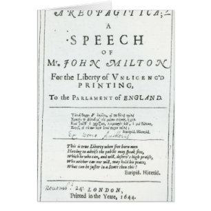 Areopagitica un discurso de John Milton