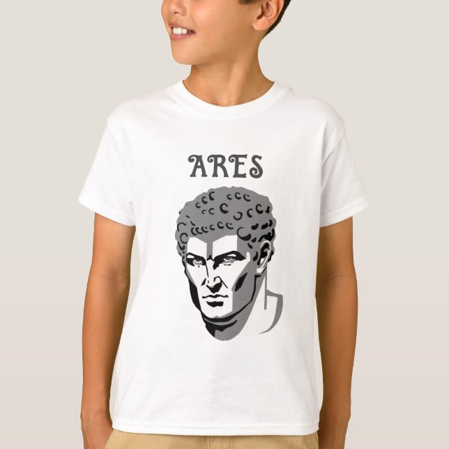 Ares, Olimpia Dios de la Guerra, camiseta (Anverso)