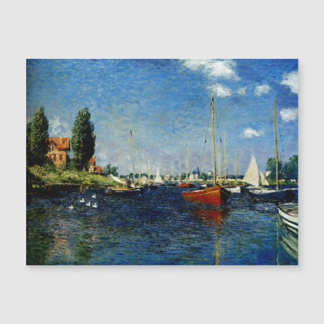 Argenteuil, pintura de arte fino de Claude Monet (Anverso)