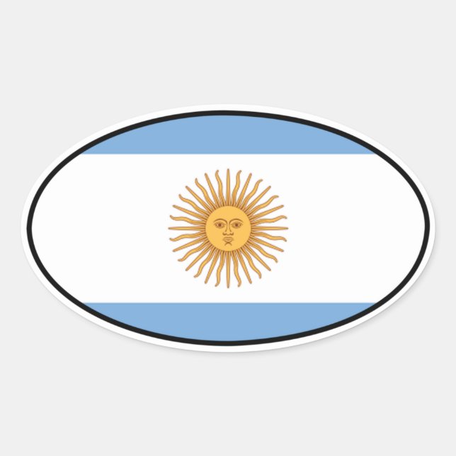 Argentina Euro Pegatina (Anverso)