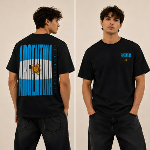 Argentina La Albiceleste Camiseta de Streetwear