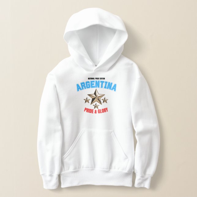 Argentina National Pride Edition Kids Hoodie (Distribución )