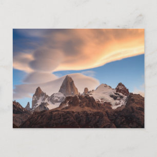Argentina: postal de la puesta de sol de Fitz Roy