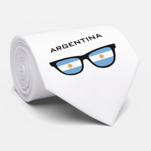 Argentina Shades personalizado de texto y corbata