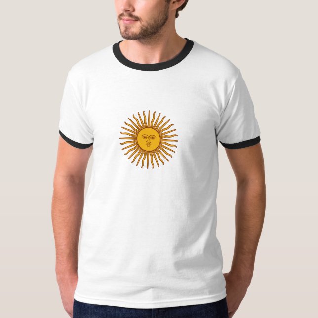 Argentina sol de la camiseta símbolo de mayo (Anverso)