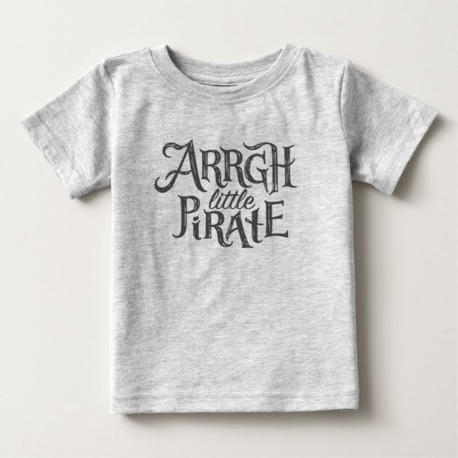 Argh Little Pirate - Camiseta para bebés (Anverso)