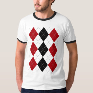 Argyle: Camisa del "contraste carmesí" (luz)
