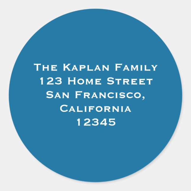 Ari Yonatan Sello para sobres de dirección de reto (Anverso)