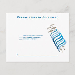 Ari Yonatan Torah Bar Mitzvah Invitación RSVP