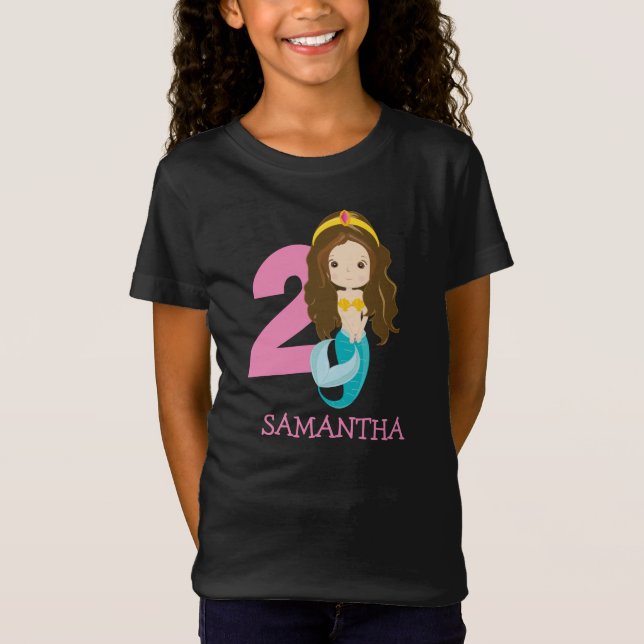 Ariel - Nuestra pequeña sirena camiseta de 2º cump (Anverso)