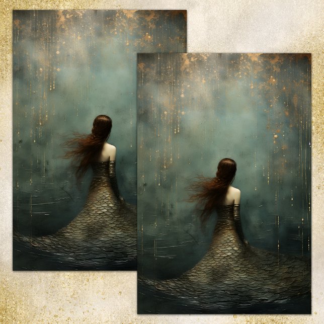 ARIEL REGRESA AL PAPEL DE TEJIDOS DE LA DECORACIÓN (ARIEL RETURNS TO THE SEA DECOUPAGE TISSUE PAPER)