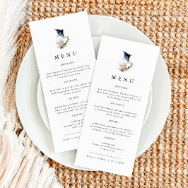 ARIEL Tropical Ocean Coral Manta Ray Beach Menú