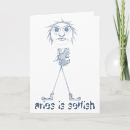 Aries [- BitchScope -] Tarjeta de cumpleaños