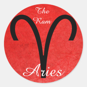 Aries El Pegatina Ram Zodiac Horoscope Astrología