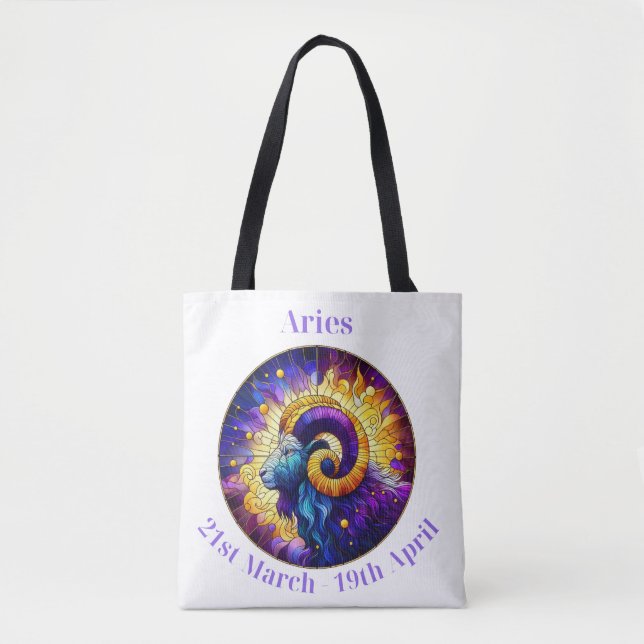 Aries el Ram, bolsa de té brillante y vibrante (Anverso)