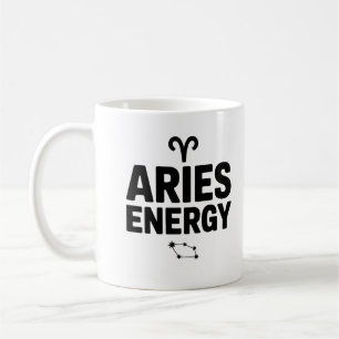 Aries Energy Mug - Copa del Café de Astrología Zod