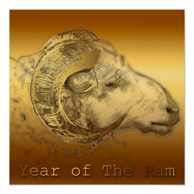 Aries Gold - Año Ram 2015 - Poster perfecto (Anverso)