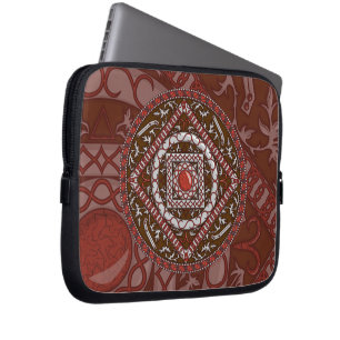 Aries Mandala Laptop Funda