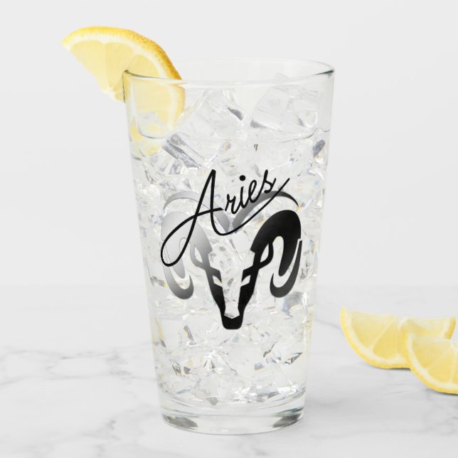 Aries plateados Ram Zodiac (Anverso (hielo))