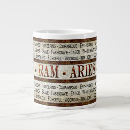ARIES - RAM - TAZA ENORME DE COFFEE/SOUP -