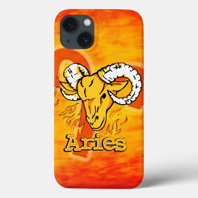 Aries The Ram zodiac fire sign iphone 6 funda (Reverso)