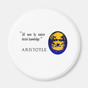 Aristóteles en conocimiento. Imán de la filosof