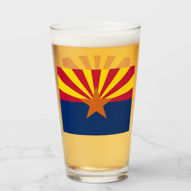 ARIZONA BEER GLASS (Anverso (lleno))
