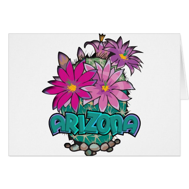 Arizona Cactus Blooms (Anverso (Horizontal))