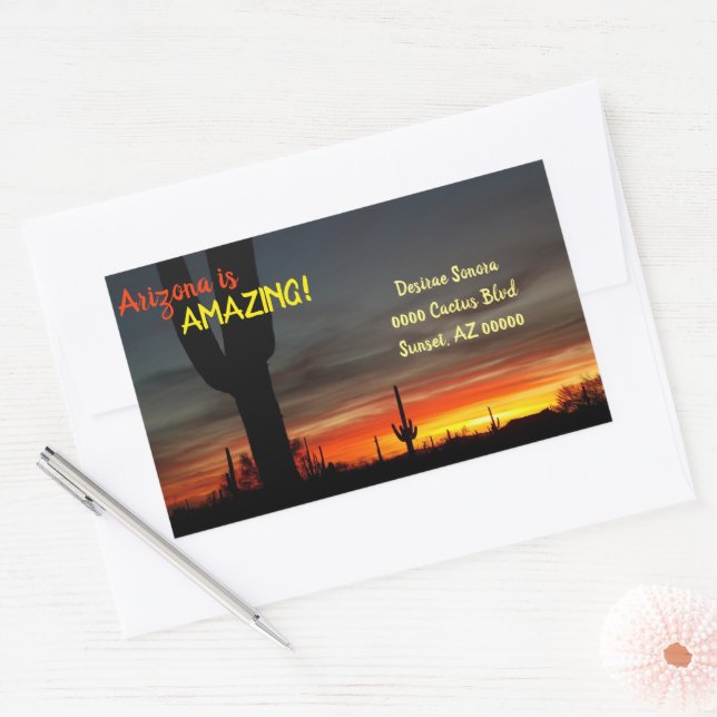 Arizona es el asombroso Sello para sobres del atar (Sobre)