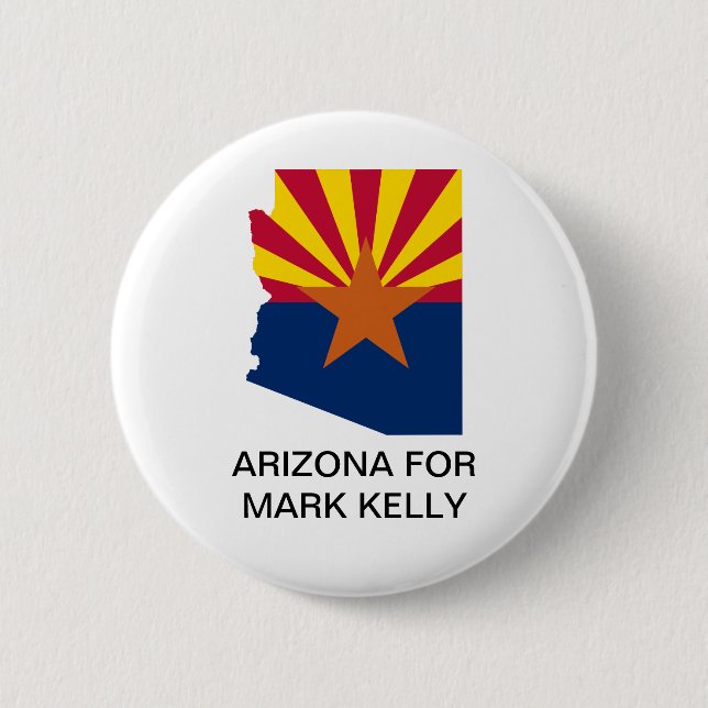 ARIZONA para MARK KELLY 2022 botón SENATE (Anverso)