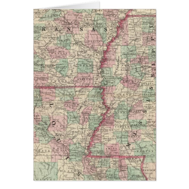 Arkansas, Misisipi y Luisiana (Frente)