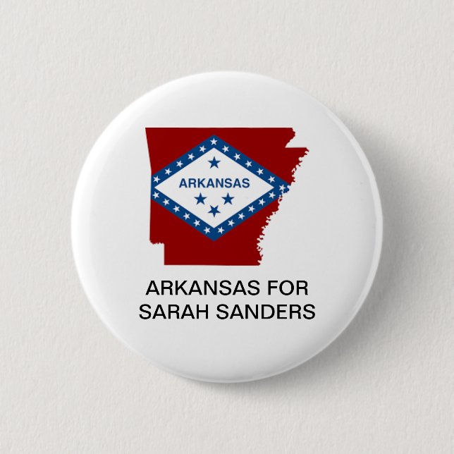 ARKANSAS para botón GOBERNADOR DE SARAH SANDERS (Anverso)