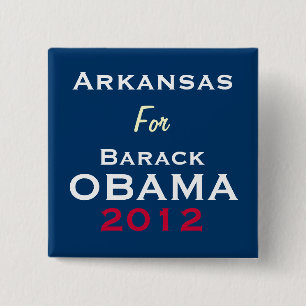 ARKANSAS para el botón de la campaña de OBAMA 20