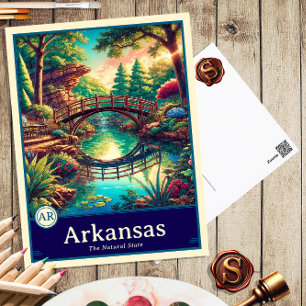 Arkansas Postal de estilo anime con sombreado ce