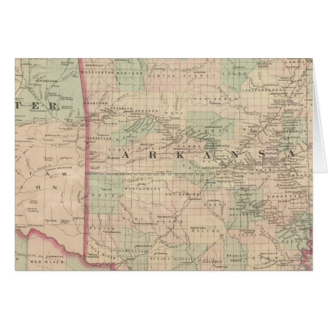 Arkansas y parte del territorio indio (Anverso (Horizontal))