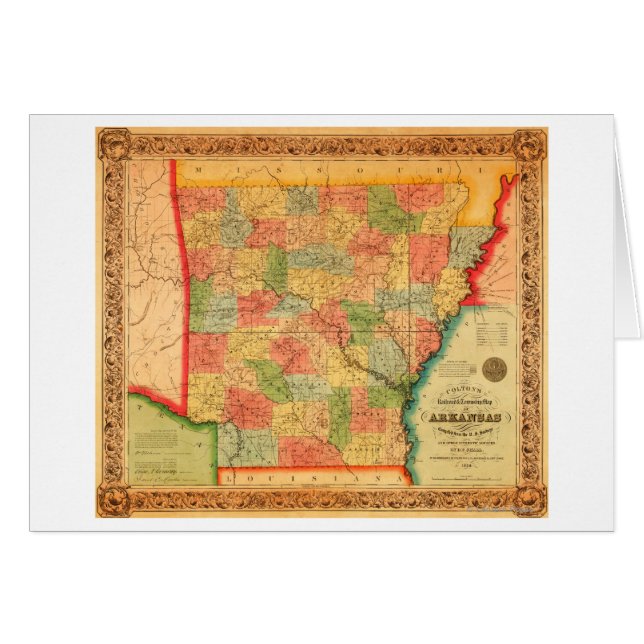 ArkansasMapa panorámicoArkansas (Anverso (Horizontal))