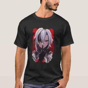 Arlecchino Genshin Arte Arte 04 Camiseta oscura