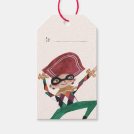 Arlequín | Cascanueces | Etiqueta de regalo