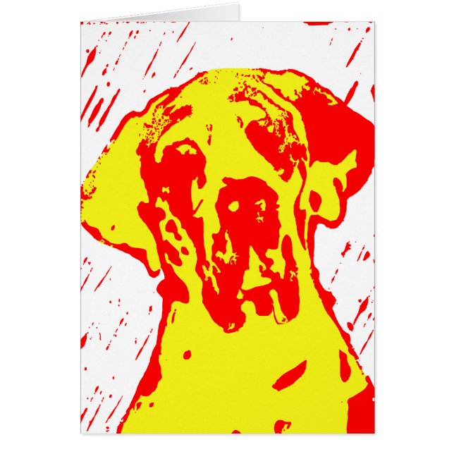 Arlequín Dane Rojo Amarillo (Frente)