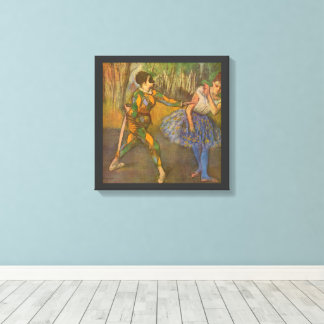 Arlequín y Colombina de Edgar Degas Arte Antiguo