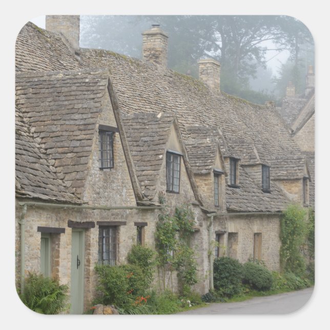 Arlington Row, pegatina de Bibury (Anverso)