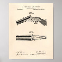 Arma De Carga De Breech 1883 Arte De Patentes - Pe