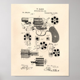 Arma de fuego revolucionaria de arte de patentes d